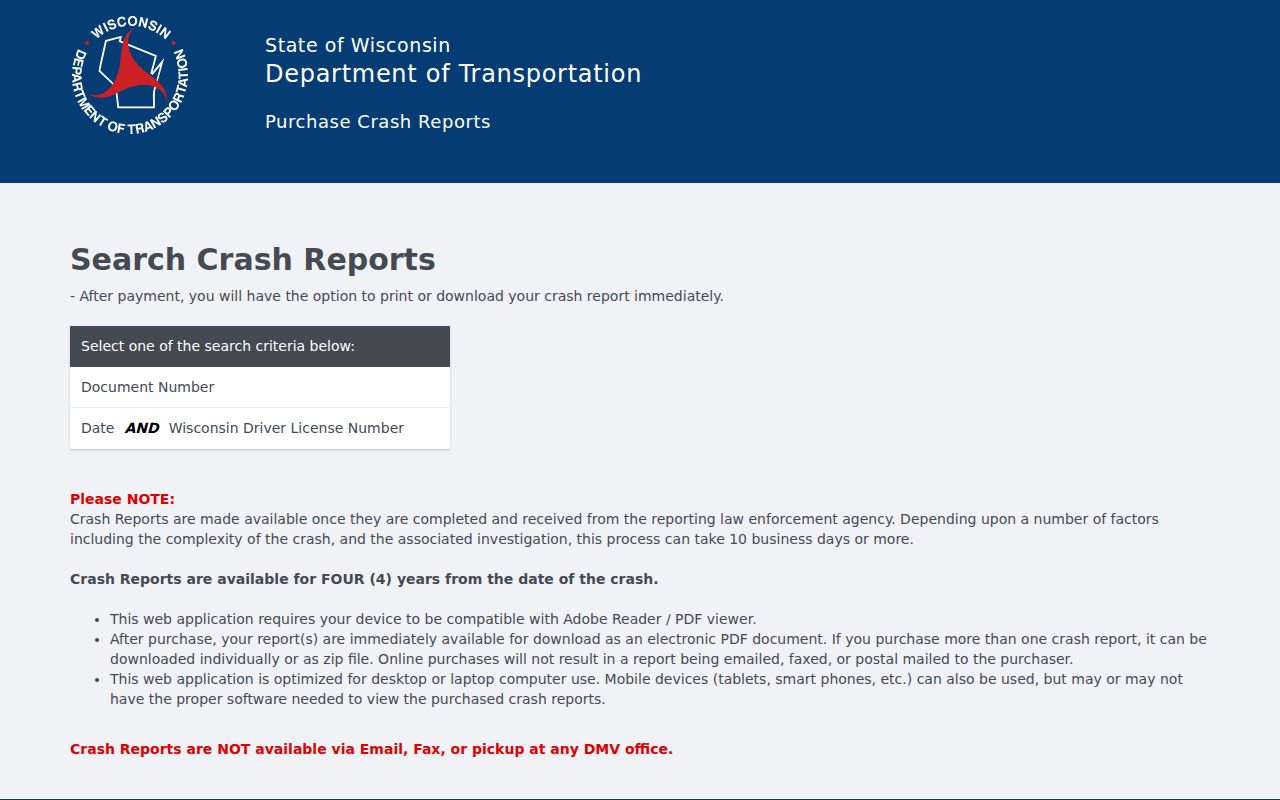 Wisconsin crash reports linked to Langlade County arrest records